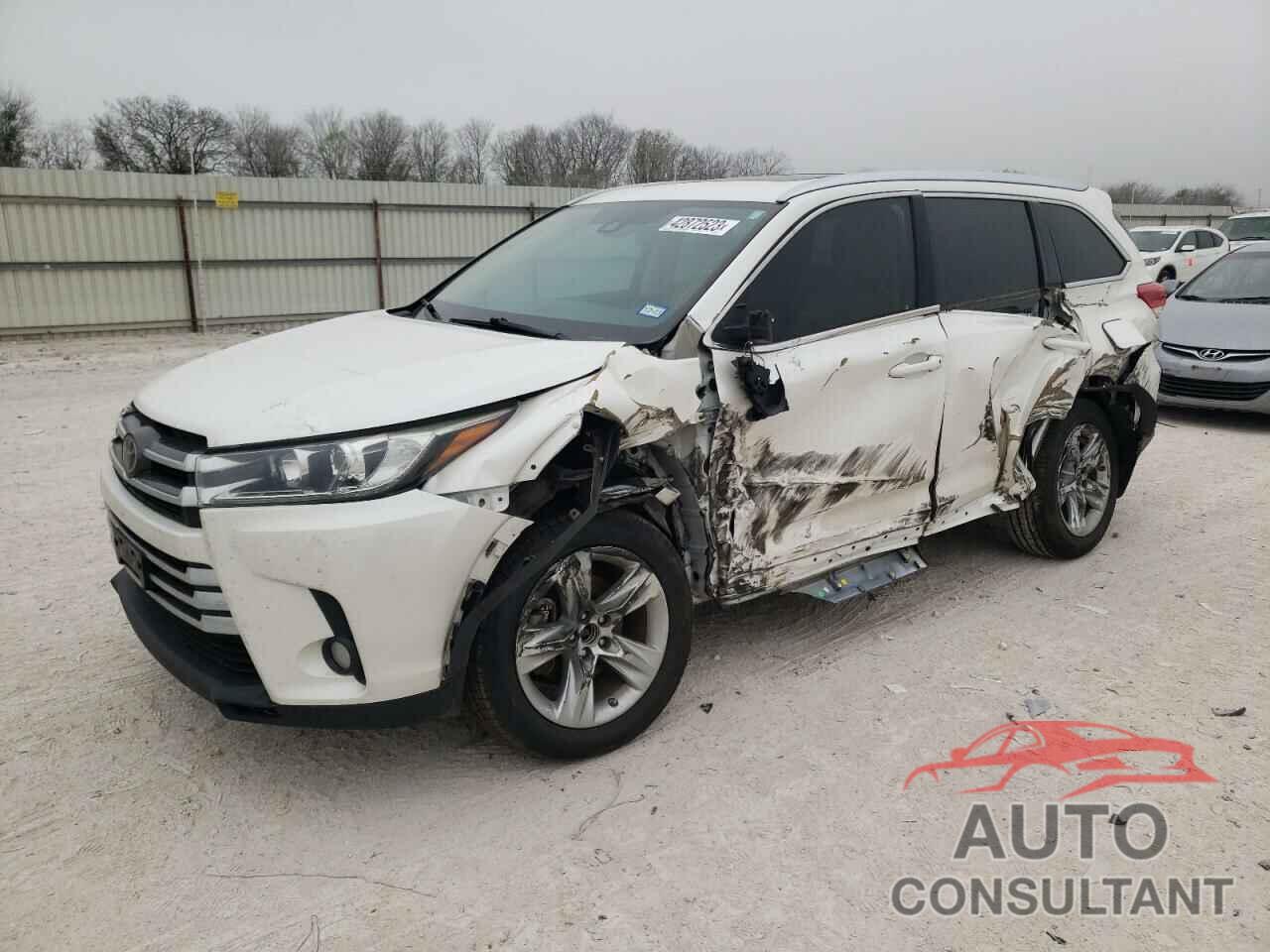 TOYOTA HIGHLANDER 2017 - 5TDYZRFH2HS232716