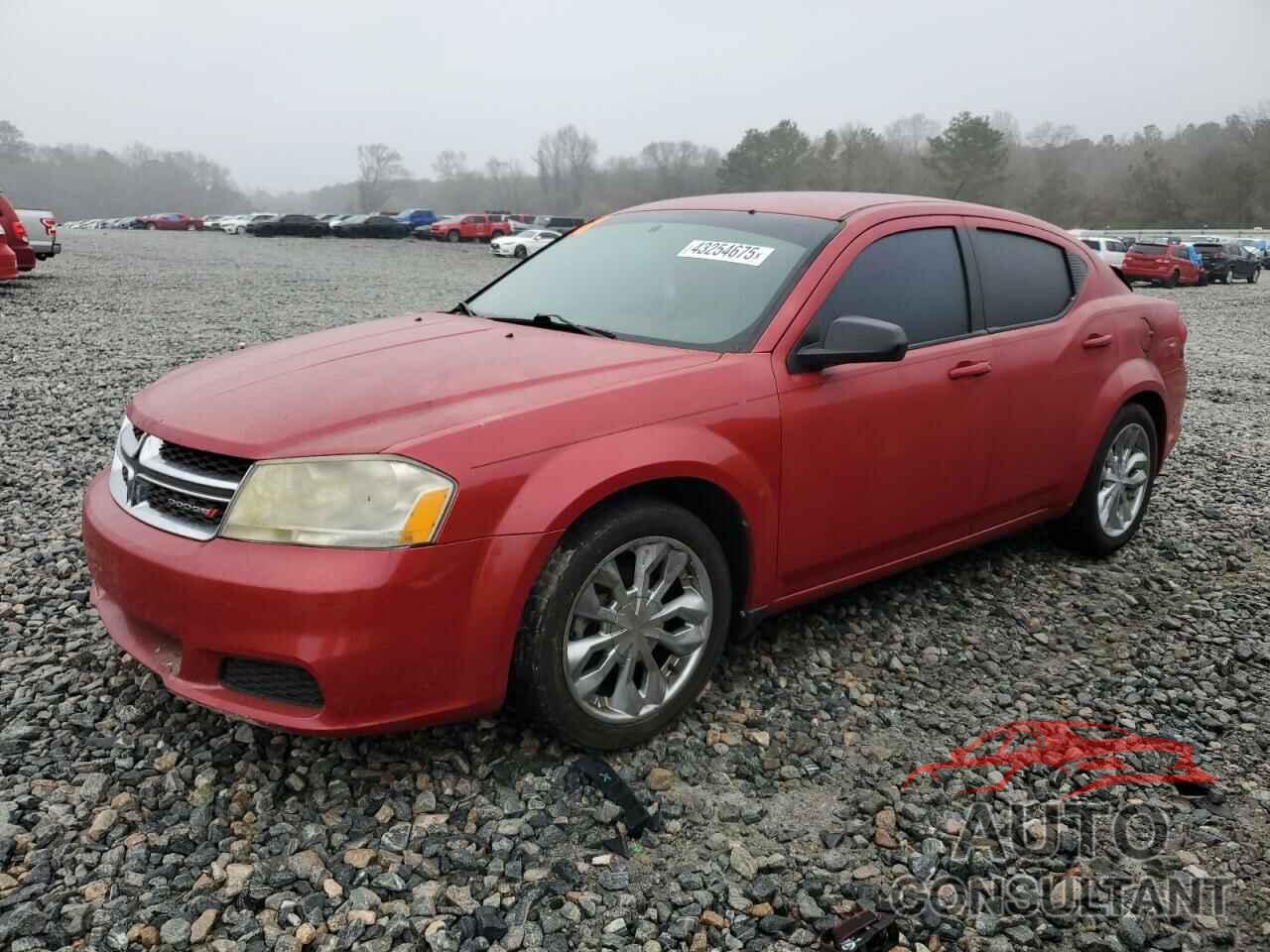 DODGE AVENGER 2013 - 1C3CDZAB6DN666900