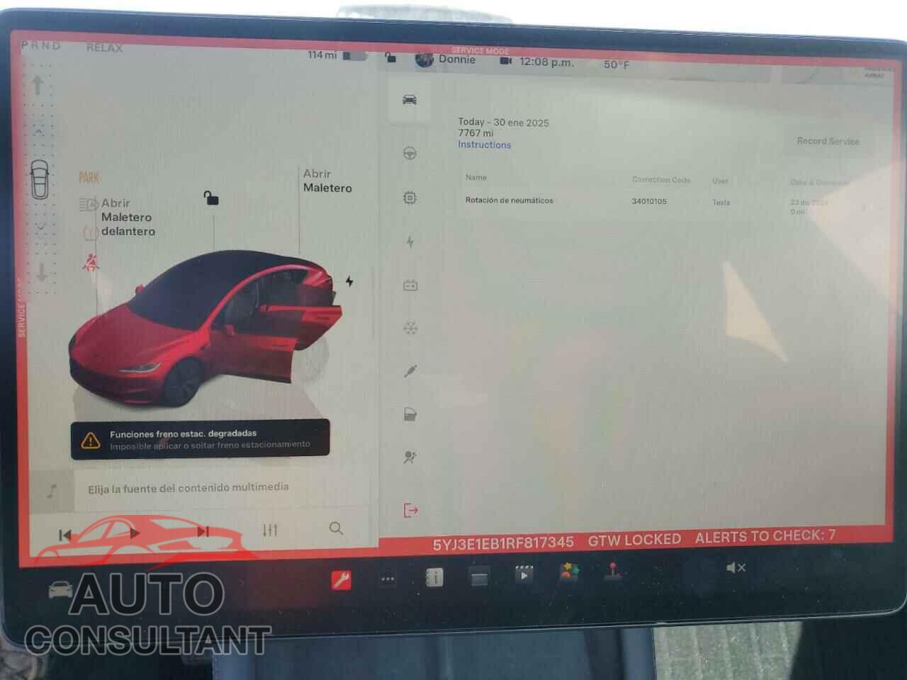 TESLA MODEL 3 2024 - 5YJ3E1EB1RF817345