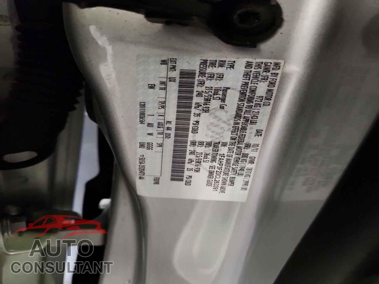 FORD FOCUS 2012 - 1FAHP3F23CL263391