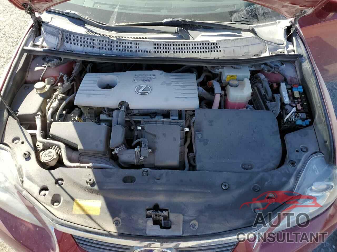 LEXUS CT 200 2012 - JTHKD5BH0C2106131