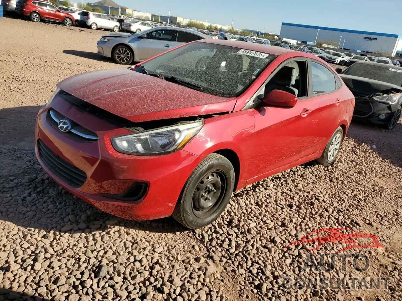 HYUNDAI ACCENT 2017 - KMHCT4AE0HU312213