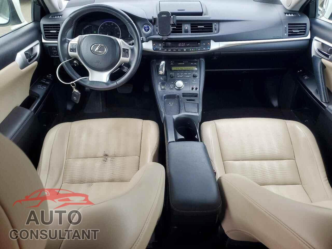 LEXUS CT 200 2012 - JTHKD5BHXC2085952