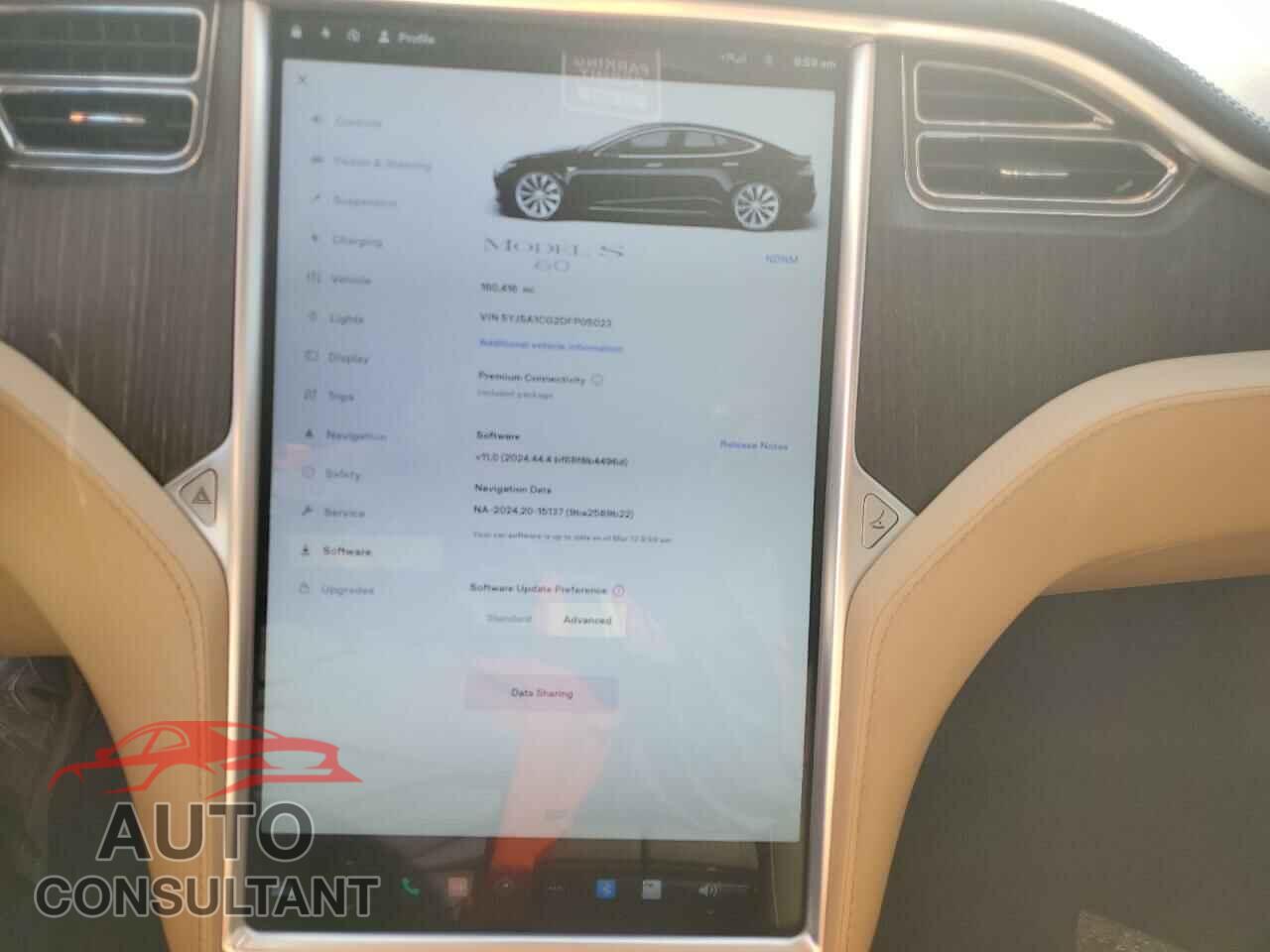TESLA MODEL S 2013 - 5YJSA1CG2DFP05023