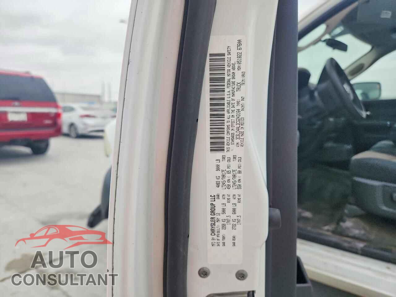 DODGE RAM 2500 2012 - 3C6LD4AL3CG243164