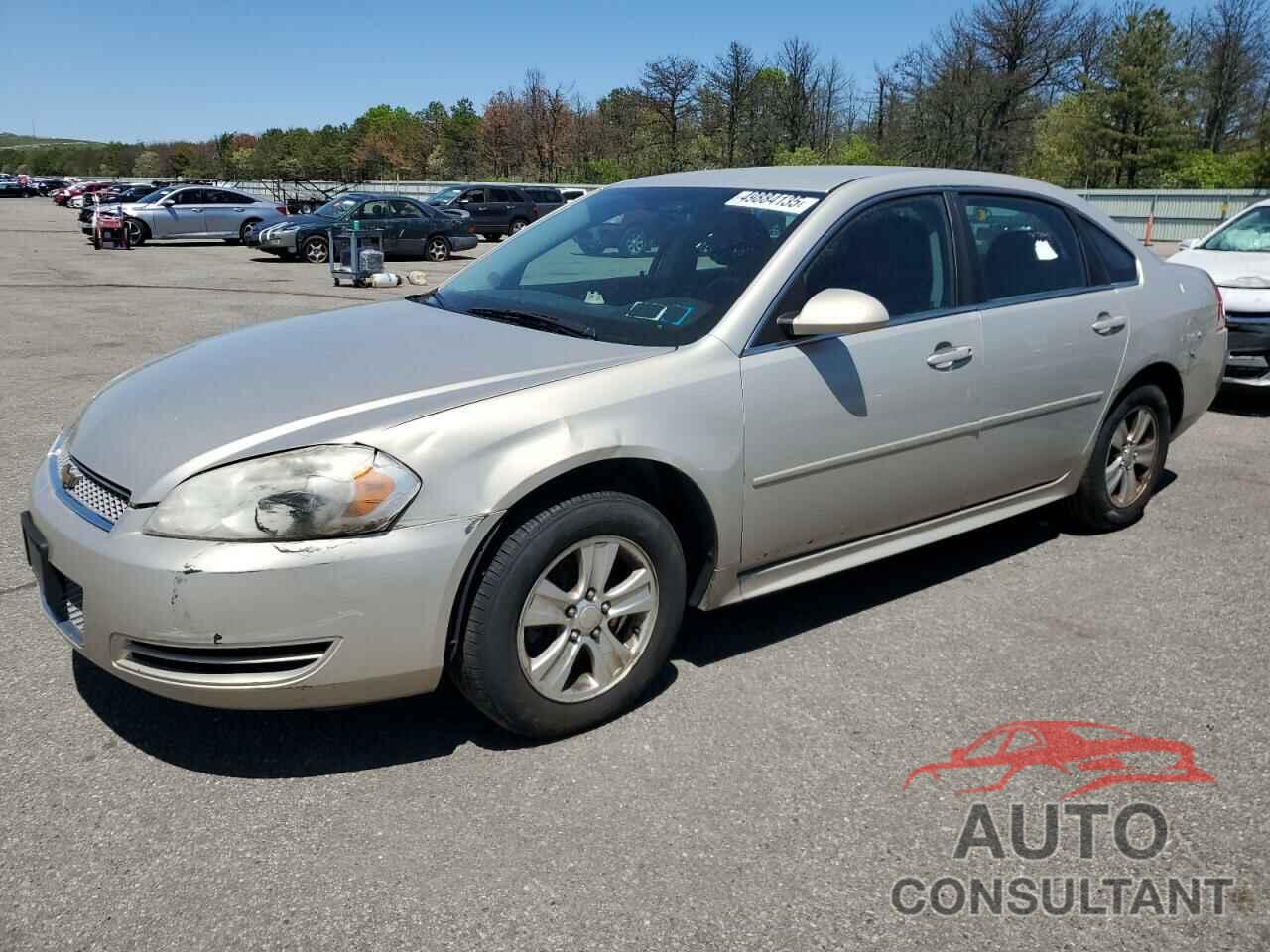 CHEVROLET IMPALA 2012 - 2G1WF5E36C1219569