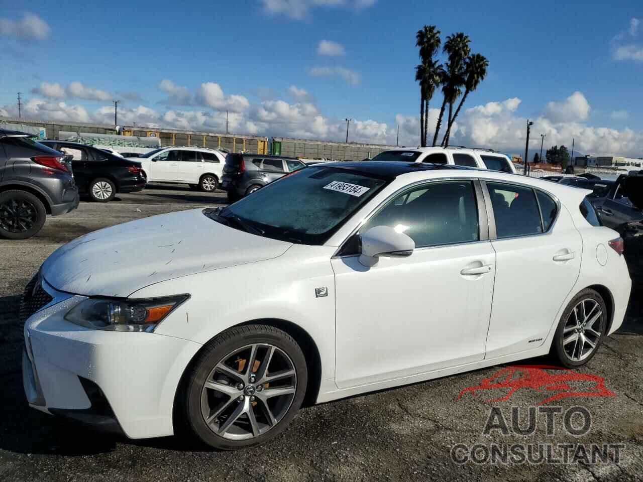 LEXUS CT 200 2016 - JTHKD5BH6G2270022