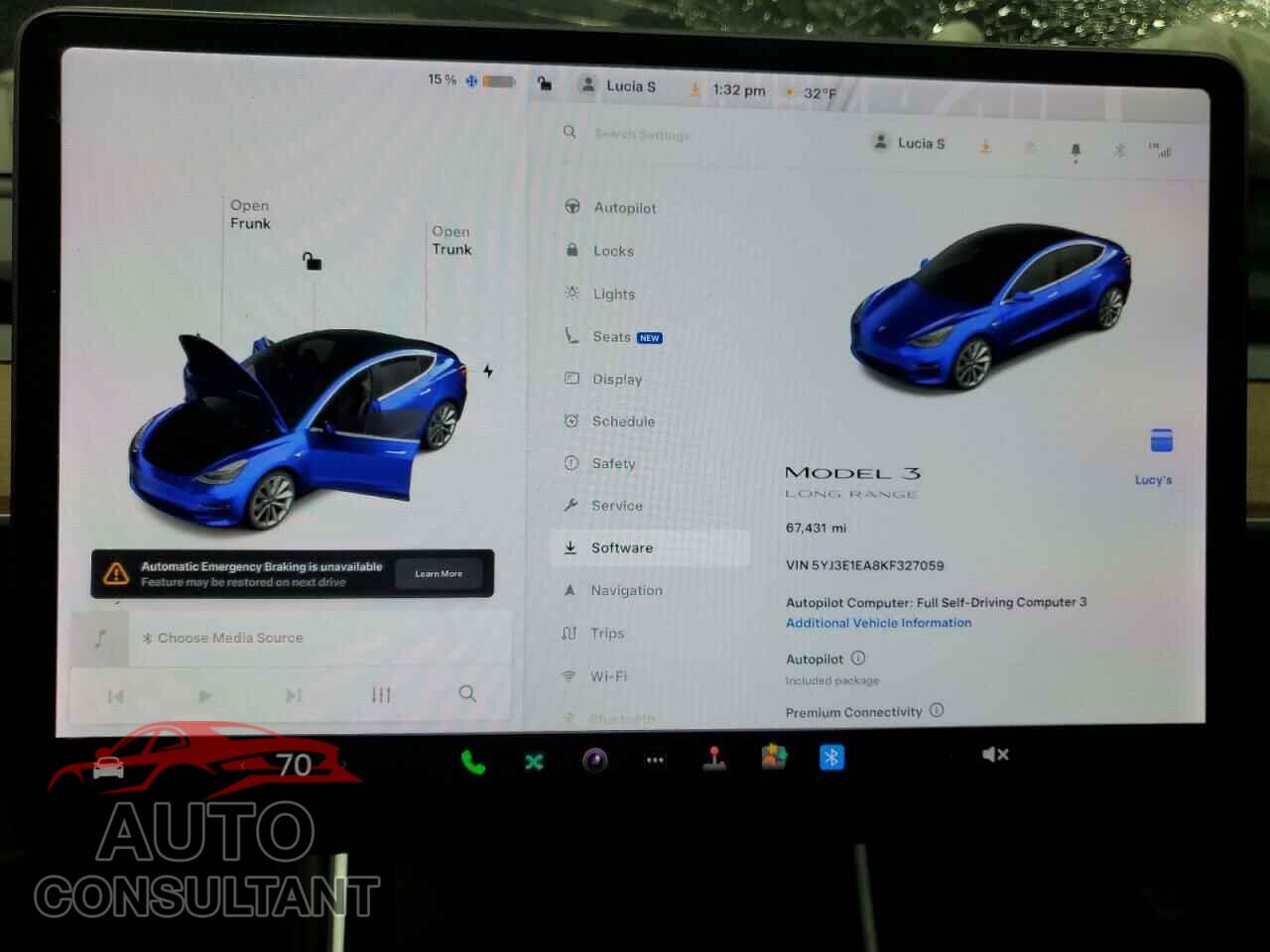 TESLA MODEL 3 2019 - 5YJ3E1EA8KF327059