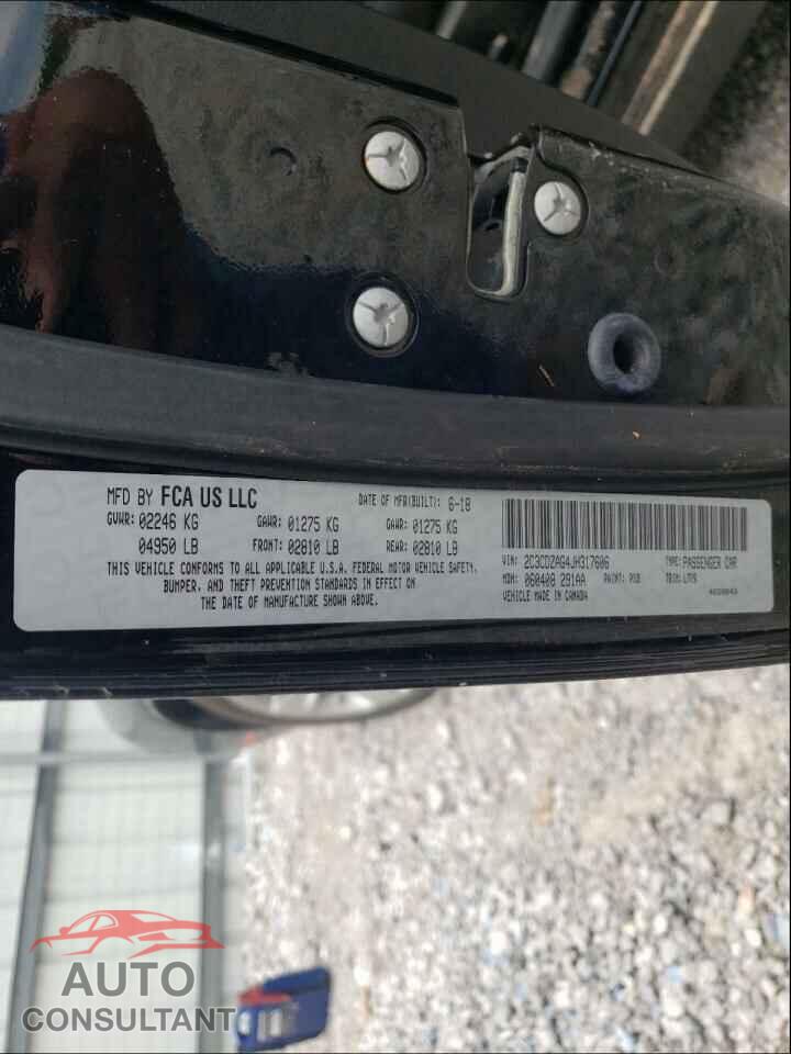 DODGE CHALLENGER 2018 - 2C3CDZAG4JH317606