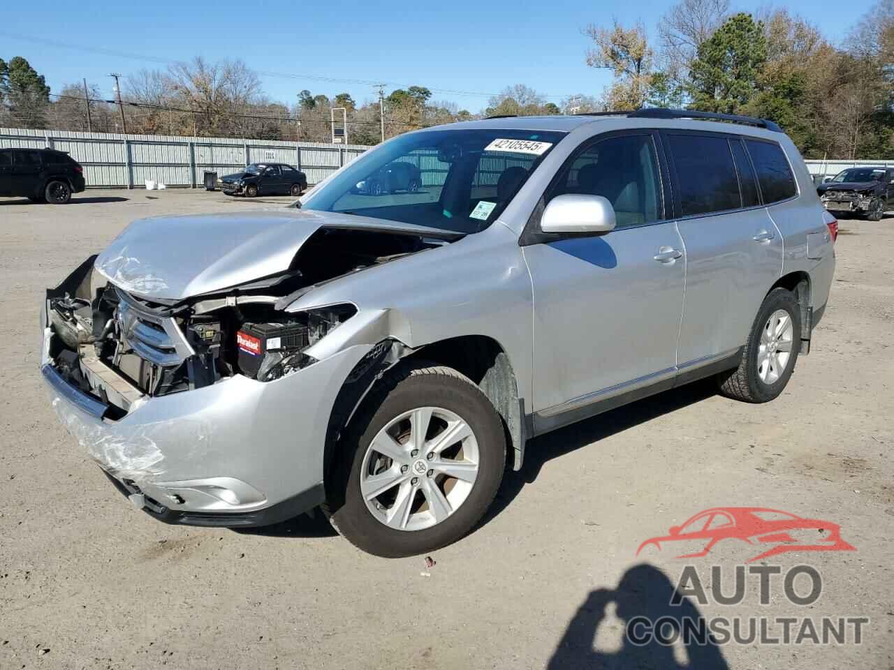 TOYOTA HIGHLANDER 2012 - 5TDZK3EH4CS076906