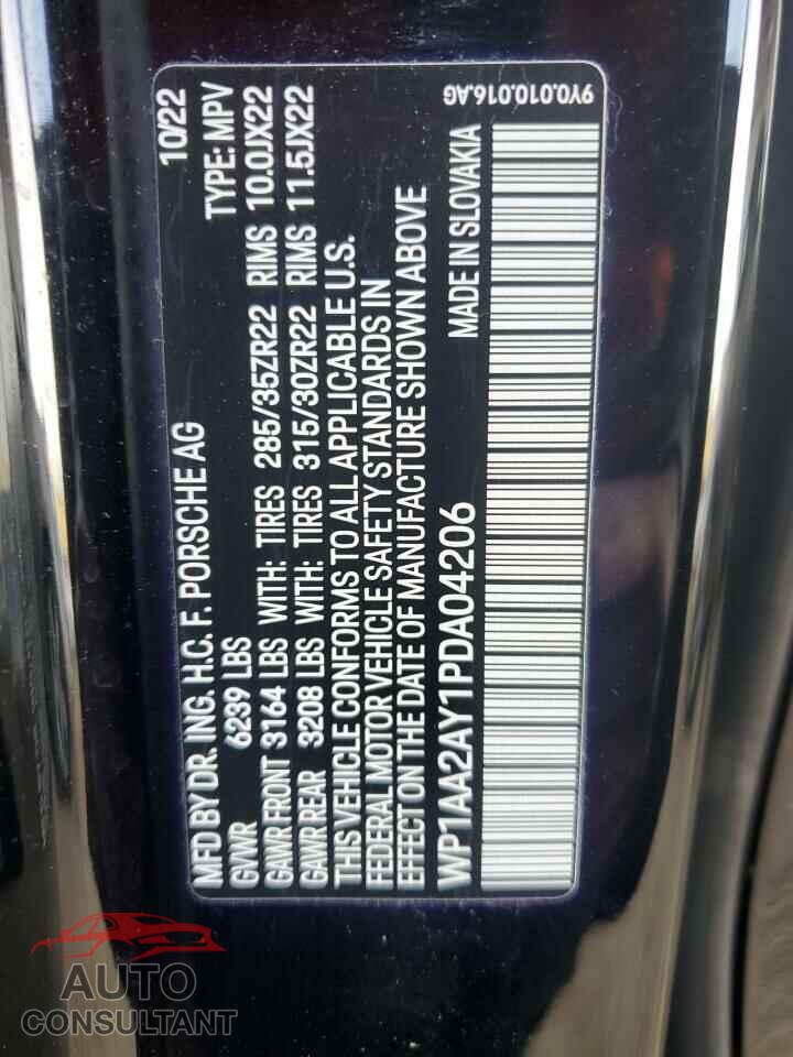 PORSCHE CAYENNE BA 2023 - WP1AA2AY1PDA04206