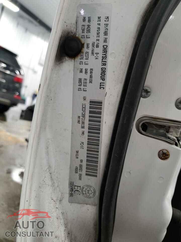 DODGE DART 2015 - 1C3CDFCB9FD100198