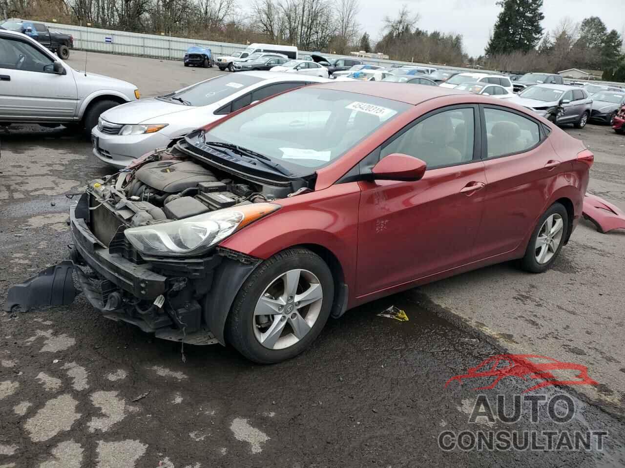 HYUNDAI ELANTRA 2013 - 5NPDH4AE4DH307367