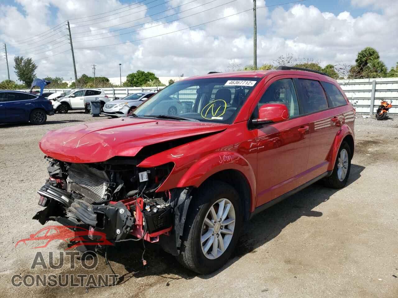 DODGE JOURNEY 2017 - 3C4PDCBG4HT518268