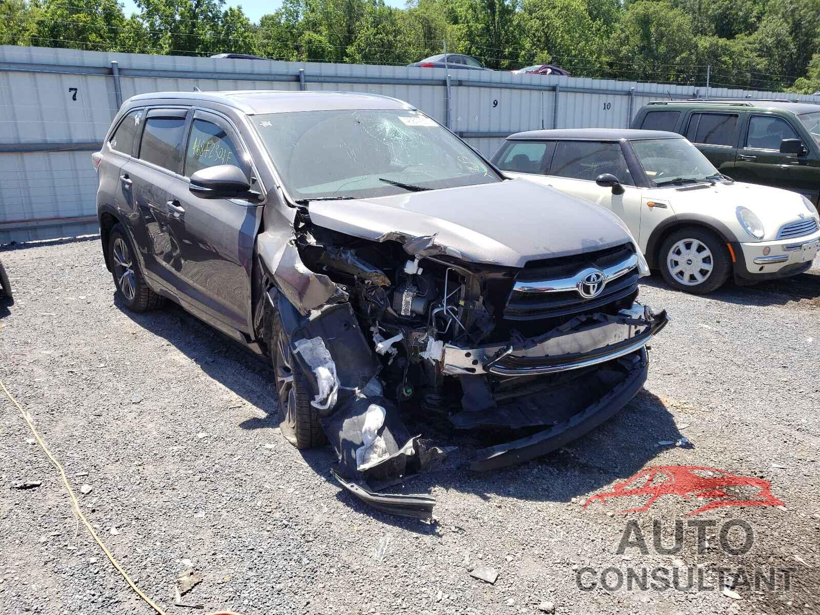 TOYOTA HIGHLANDER 2016 - 5TDJKRFH0GS296029