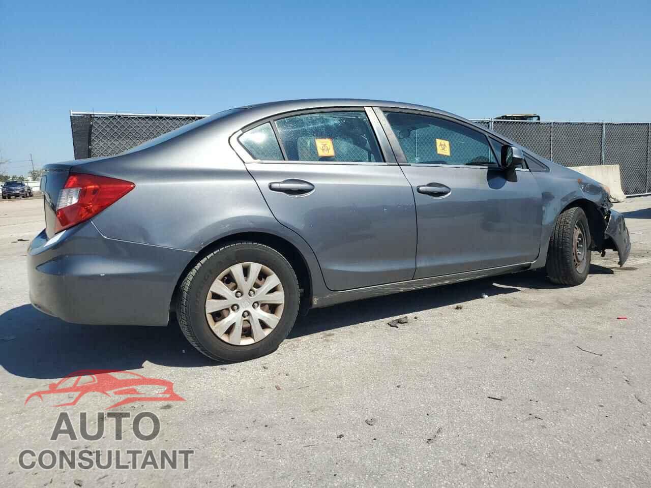HONDA CIVIC 2012 - 19XFB2F58CE026473