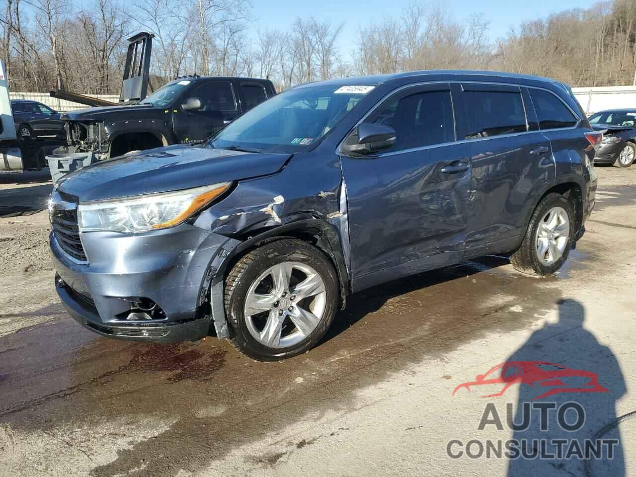 TOYOTA HIGHLANDER 2014 - 5TDDKRFH4ES061725