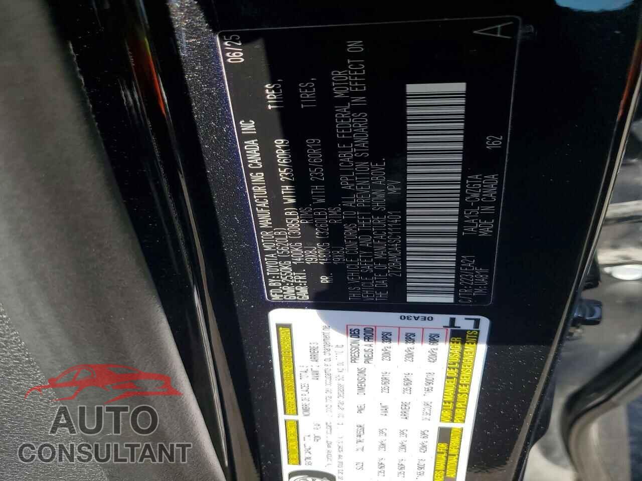 LEXUS RX350 2025 - 2T2BAMCA4SC111401