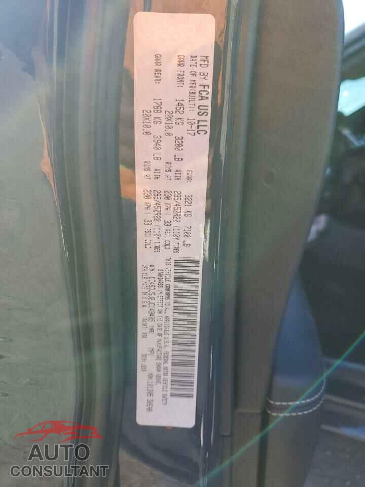 DODGE DURANGO 2018 - 1C4SDJGJ2JC143405