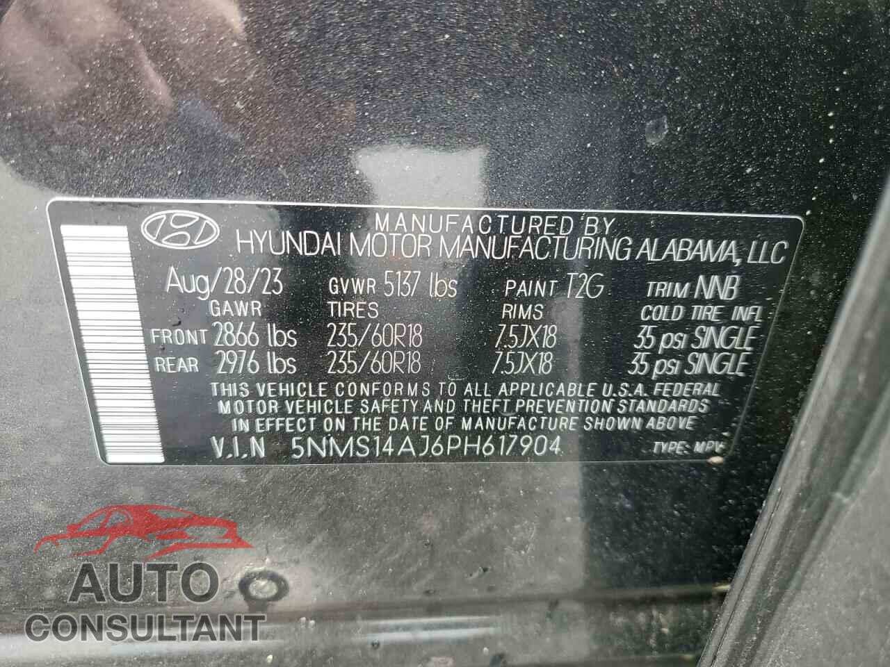HYUNDAI SANTA FE 2023 - 5NMS14AJ6PH617904