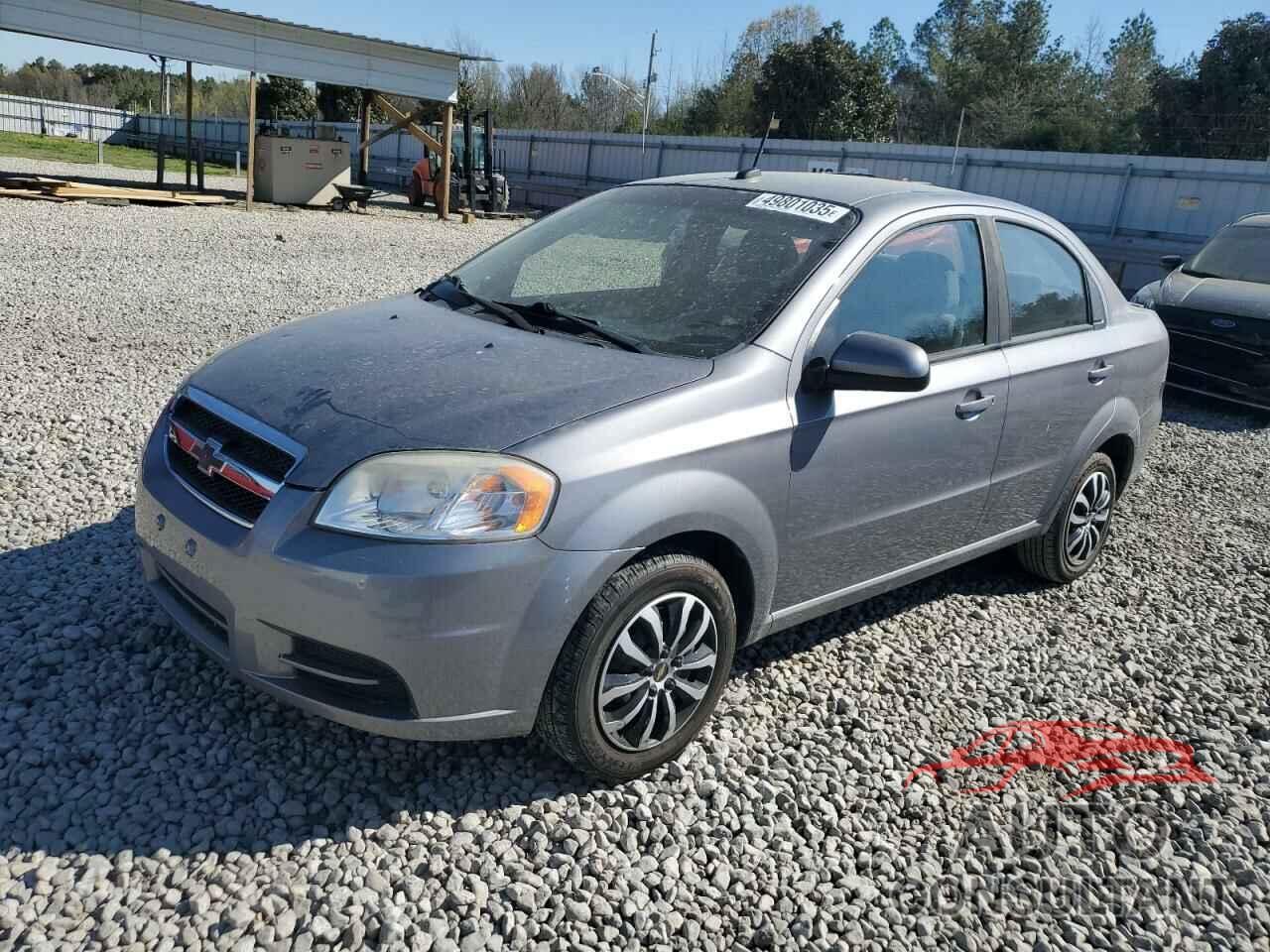CHEVROLET AVEO 2011 - KL1TD5DE6BB207804