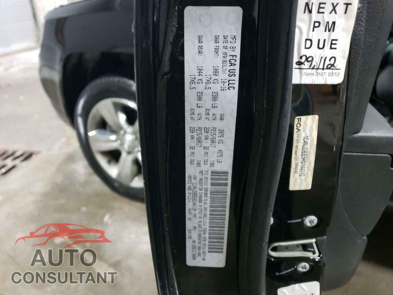 JEEP COMPASS 2017 - 1C4NJDBB5HD144110