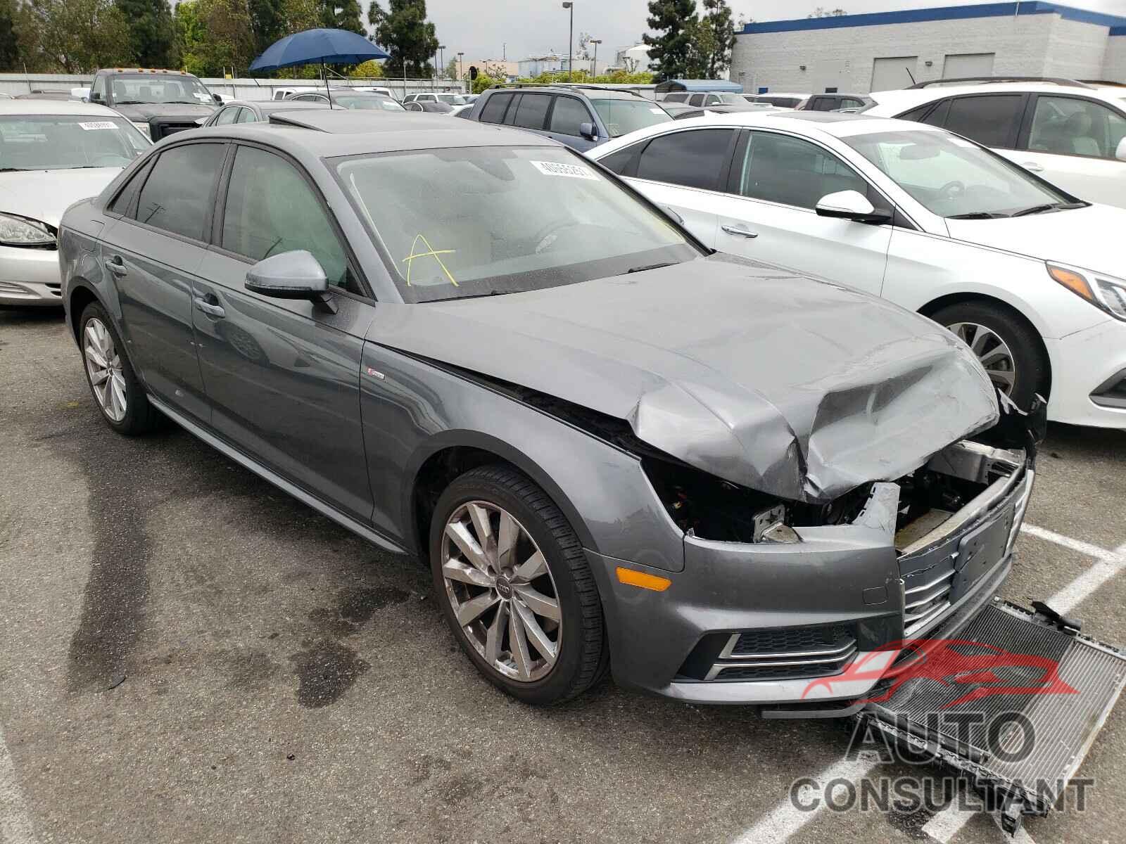 AUDI A4 2018 - WAUKMAF48JA107349