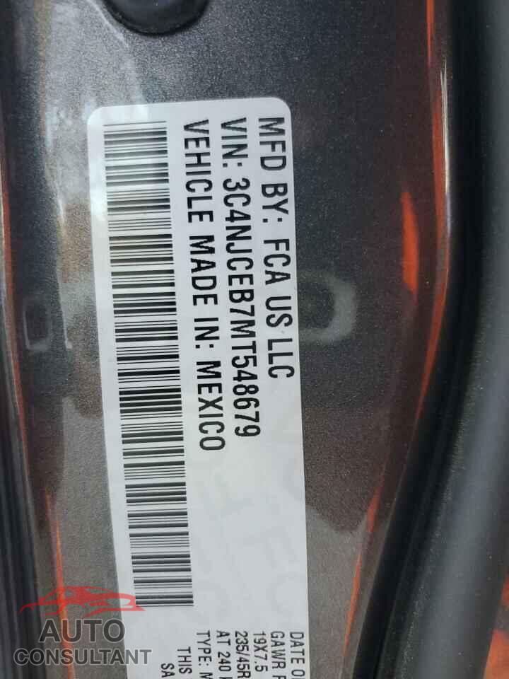 JEEP COMPASS 2021 - 3C4NJCEB7MT548679