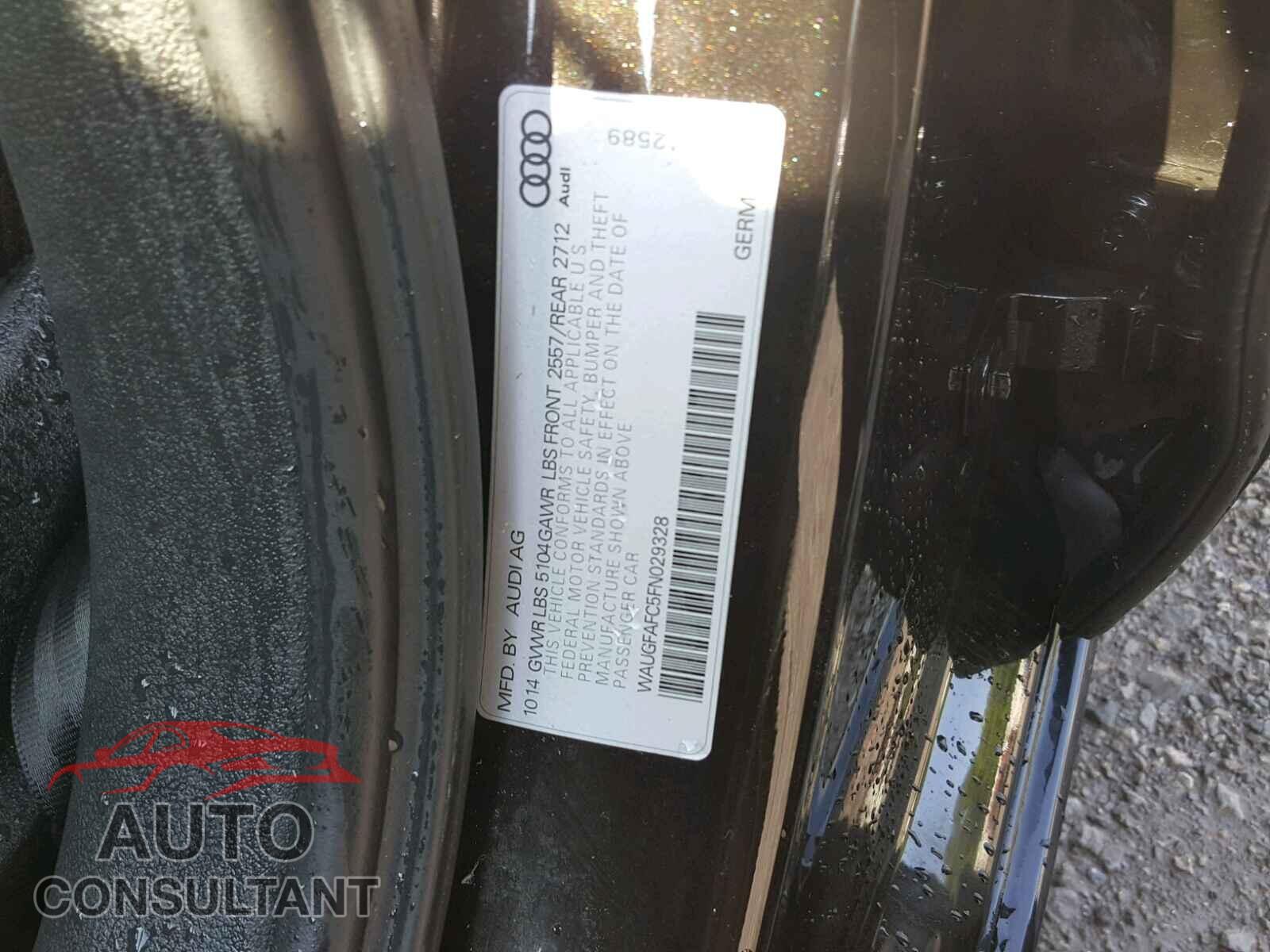 AUDI A6 2015 - WAUGFAFC5FN029328