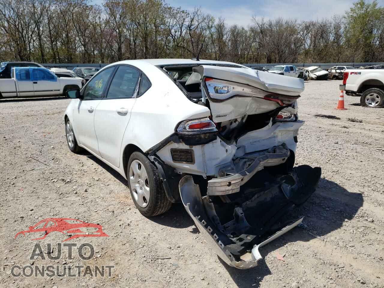 DODGE DART 2016 - 1C3CDFAA8GD624311