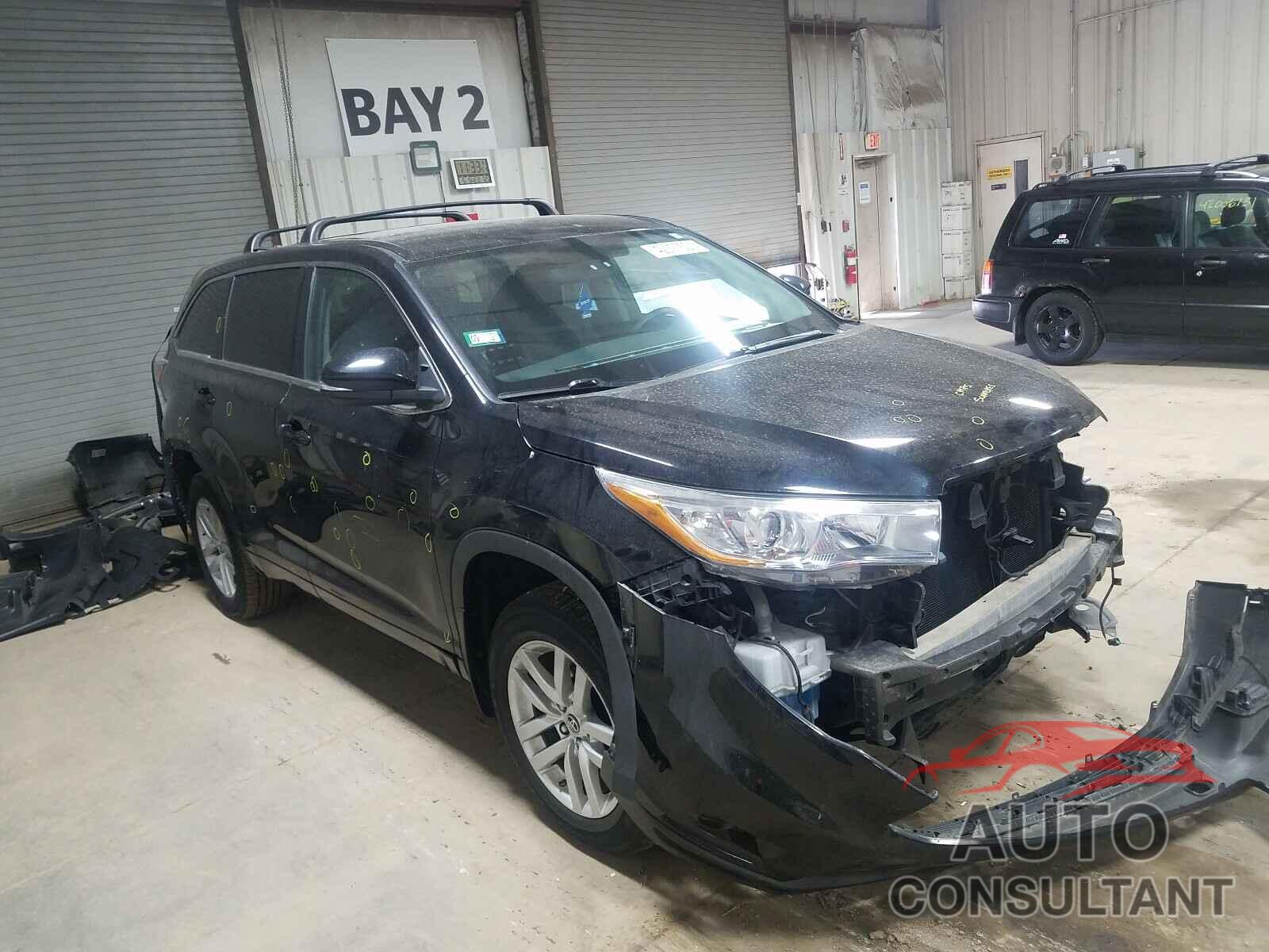 TOYOTA HIGHLANDER 2016 - 5TDBKRFH7GS251738
