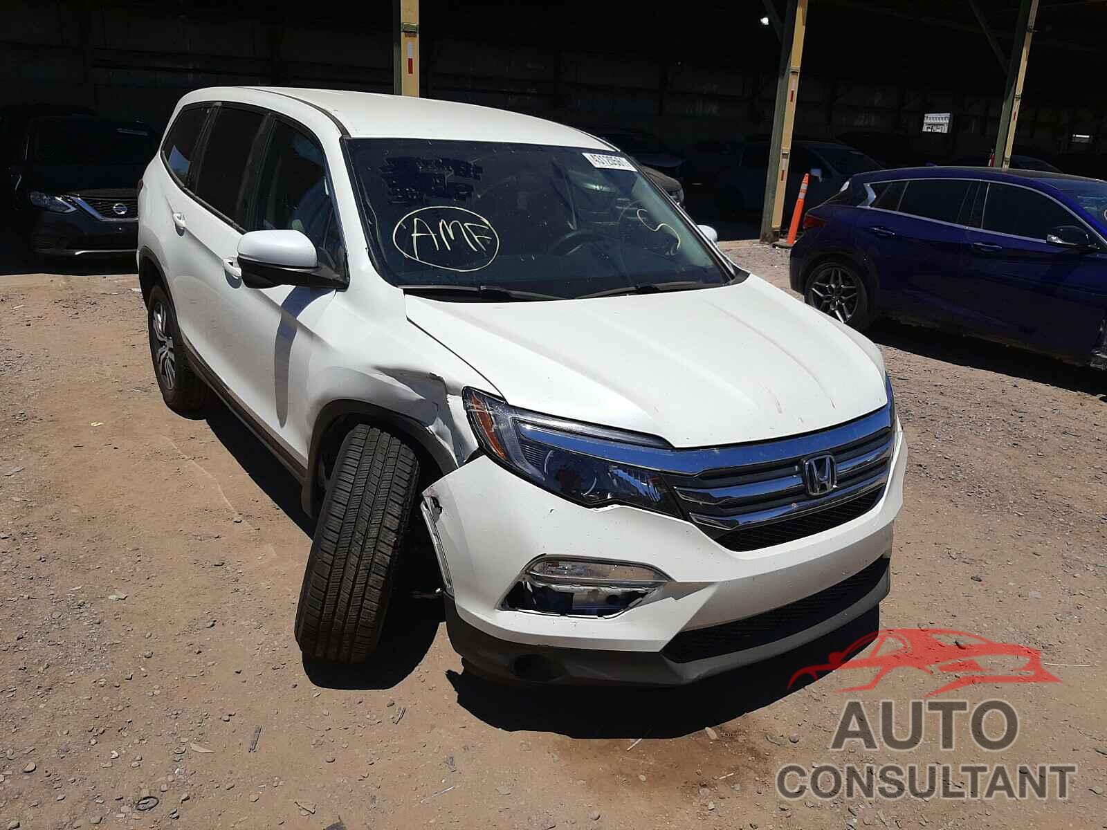 HONDA PILOT 2017 - 5FNYF5H38HB015954