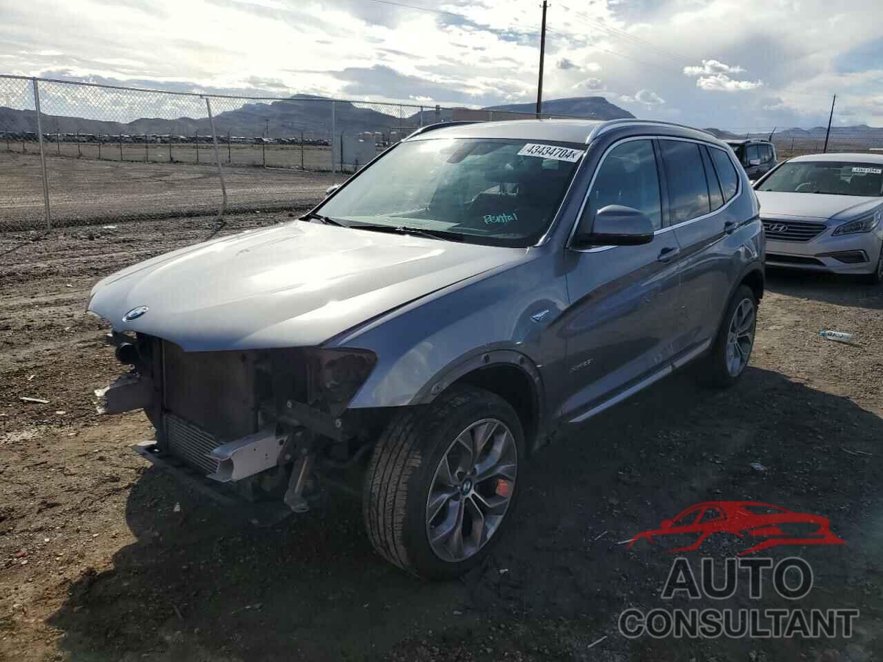 BMW X3 2016 - 5UXWX9C54G0D65455