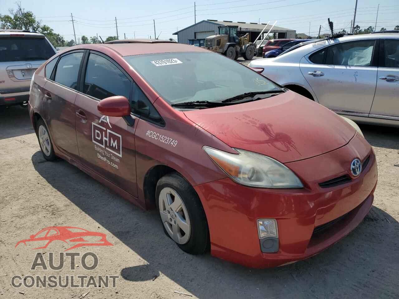 TOYOTA PRIUS 2011 - JTDKN3DU5B0286830