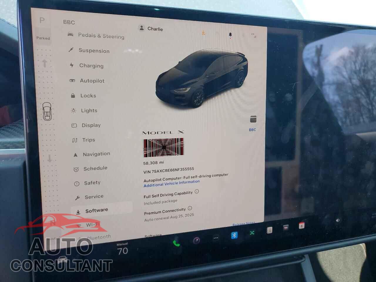 TESLA MODEL X 2022 - 7SAXCBE66NF355555