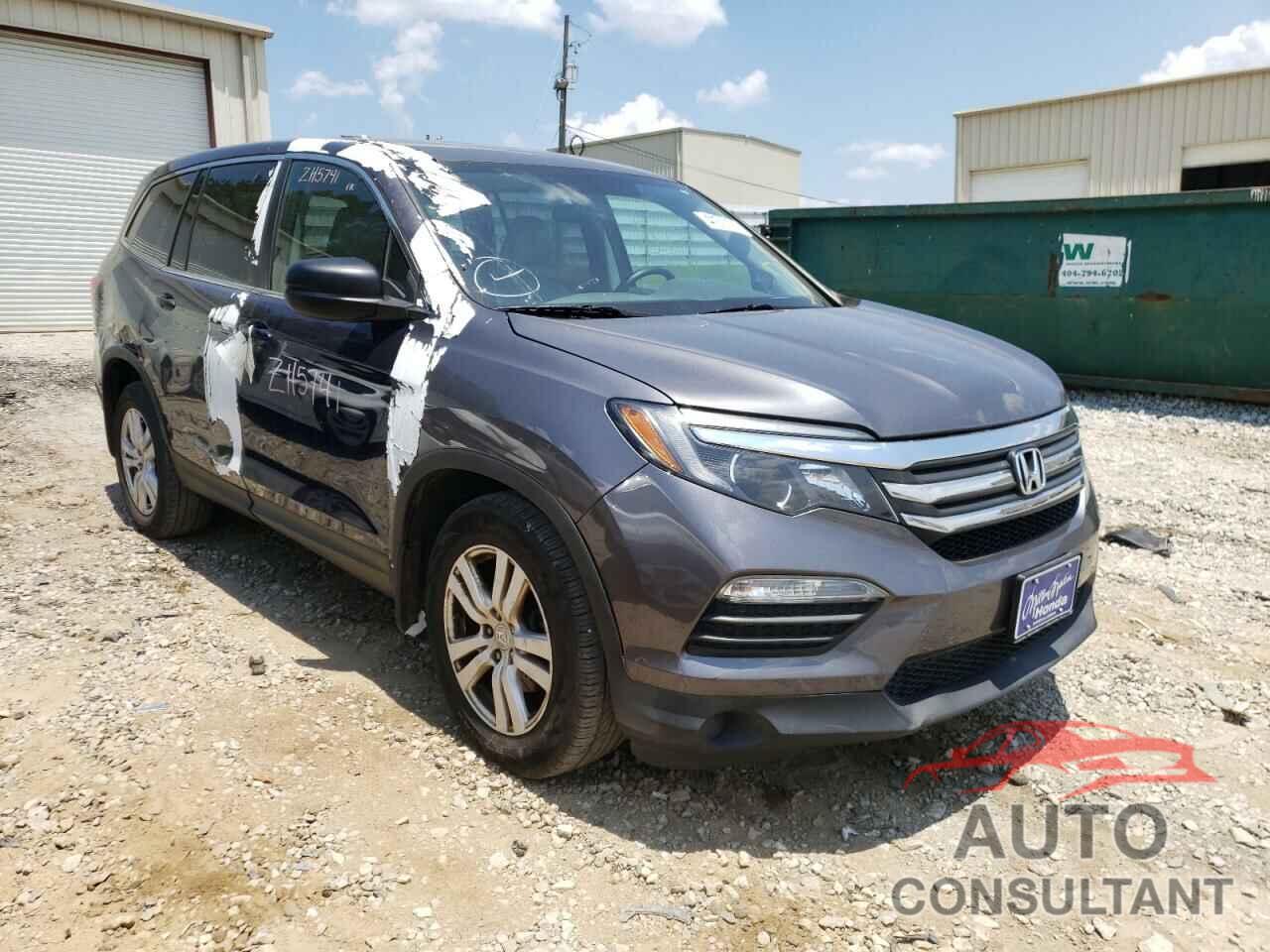 HONDA PILOT 2016 - 5FNYF5H16GB015738