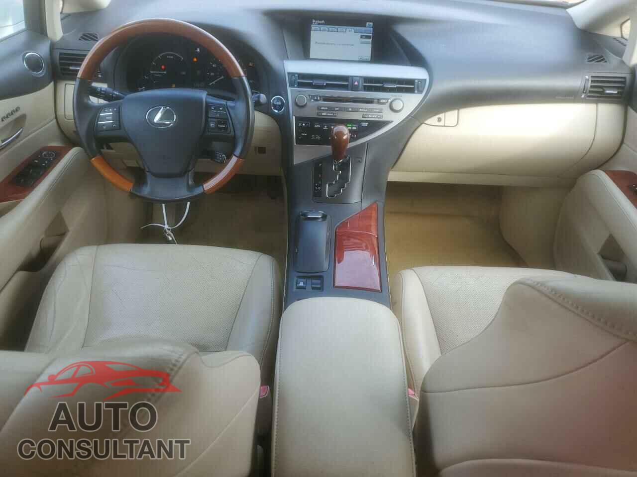 LEXUS RX450 2012 - JTJBC1BA7C2425359