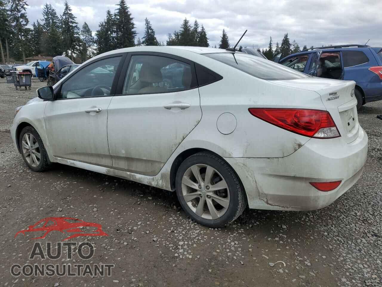 HYUNDAI ACCENT 2012 - KMHCU4AE7CU256258