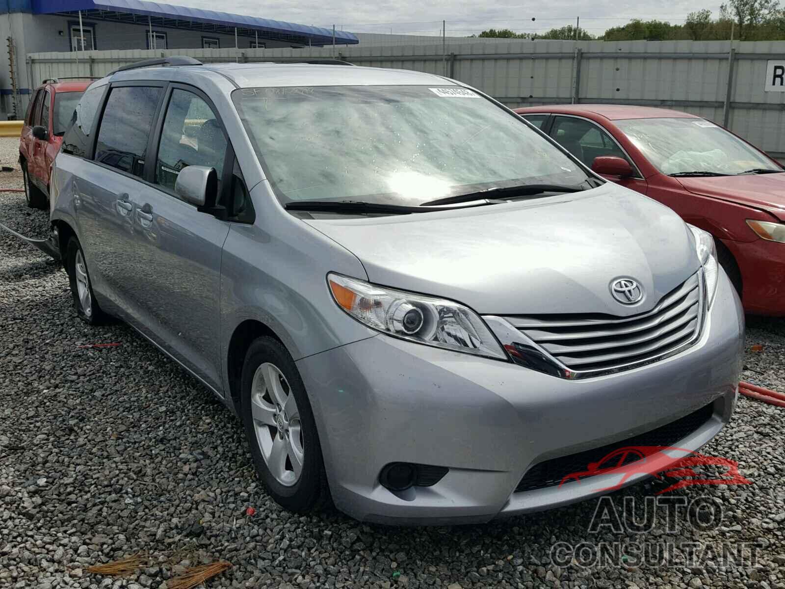 TOYOTA SIENNA LE 2016 - 5TDKK3DC0GS748862