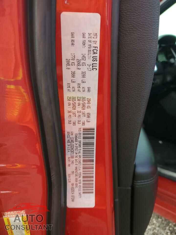 DODGE DURANGO 2017 - 1C4RDJDG3HC871168
