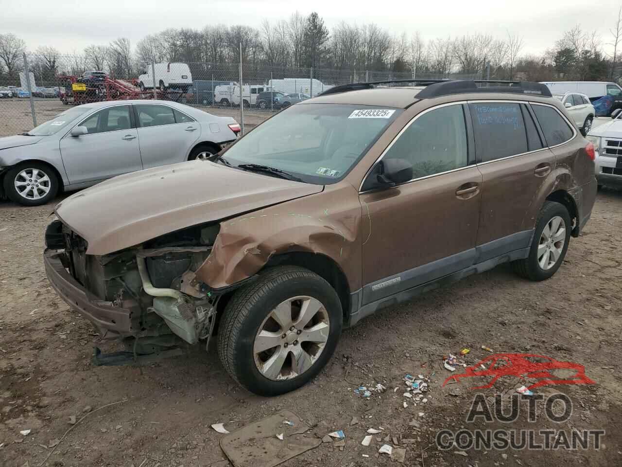 SUBARU OUTBACK 2011 - 4S4BRBCCXB3320729