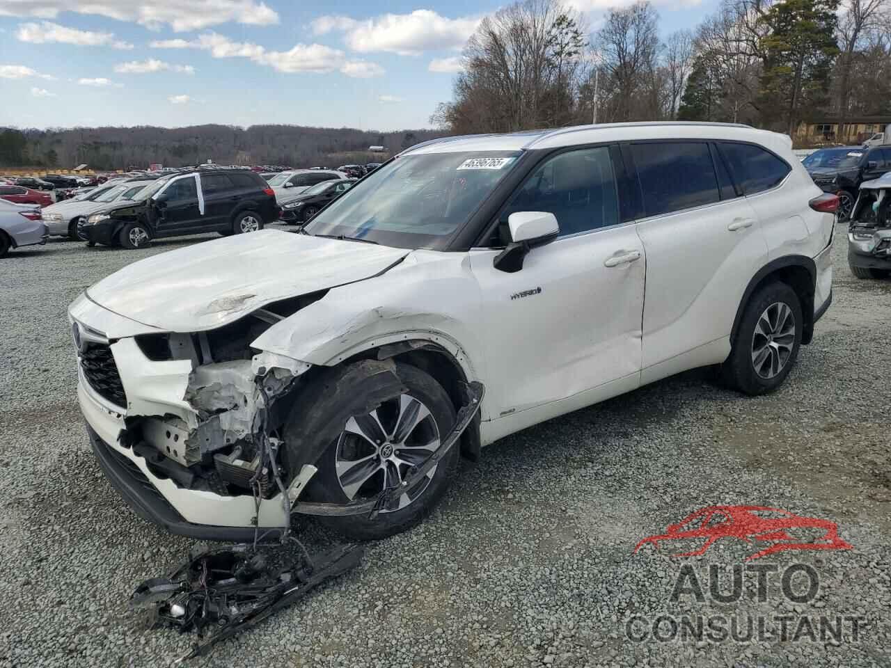 TOYOTA HIGHLANDER 2021 - 5TDGBRCH5MS517117