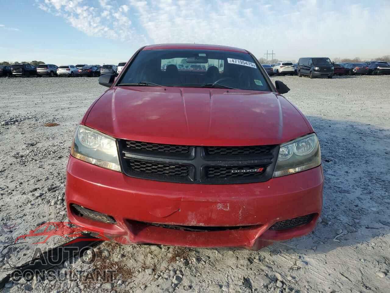 DODGE AVENGER 2013 - 1C3CDZAG2DN748294