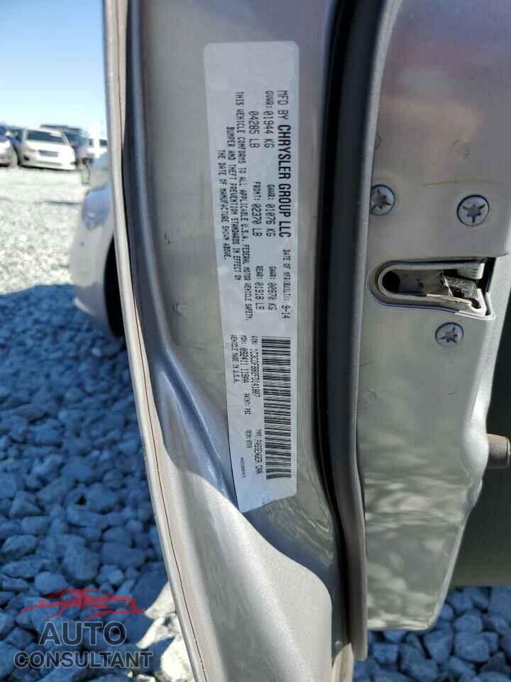 DODGE DART 2015 - 1C3CDFBB2FD141807