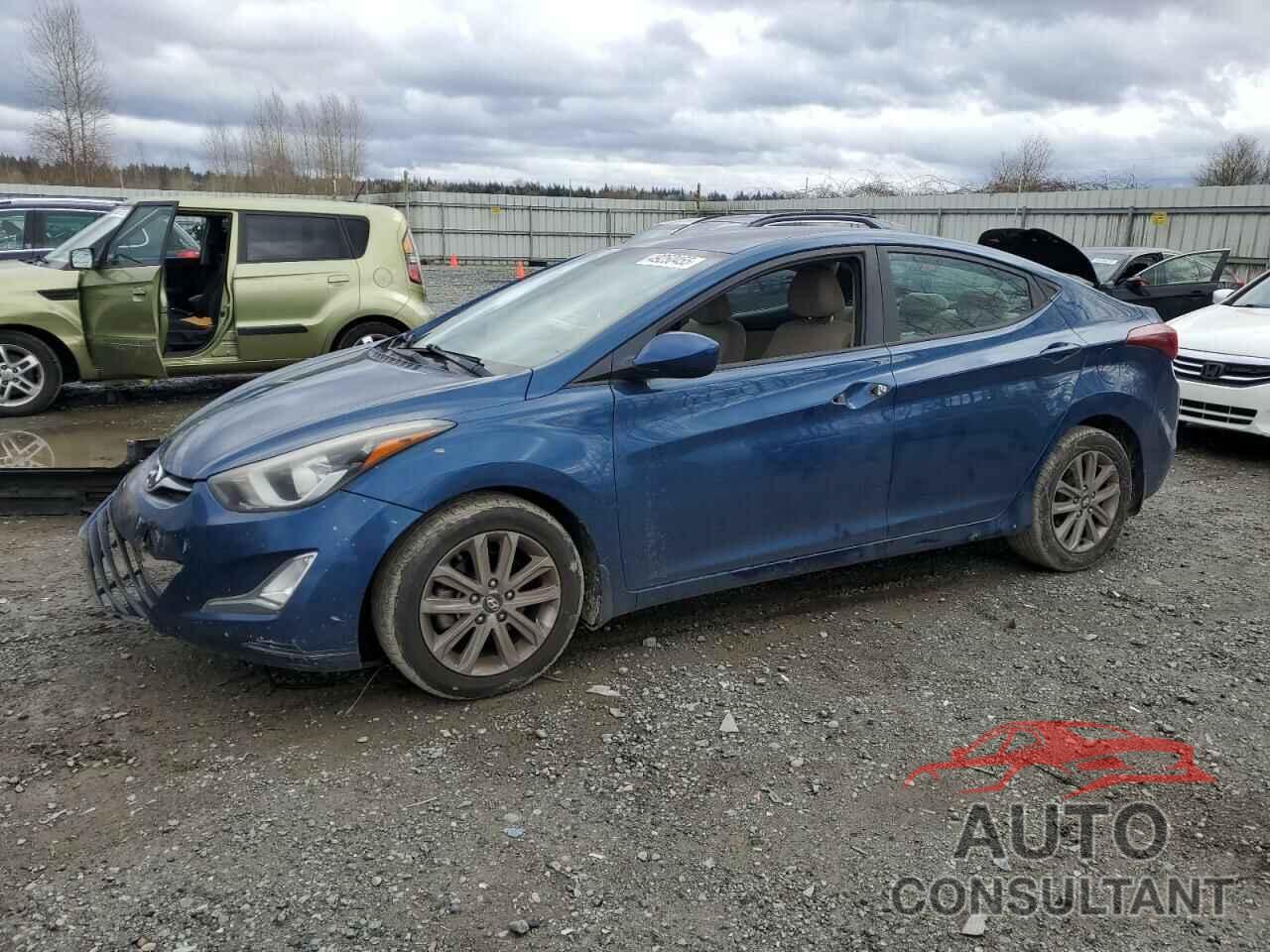HYUNDAI ELANTRA 2014 - KMHDH4AE9EU186967