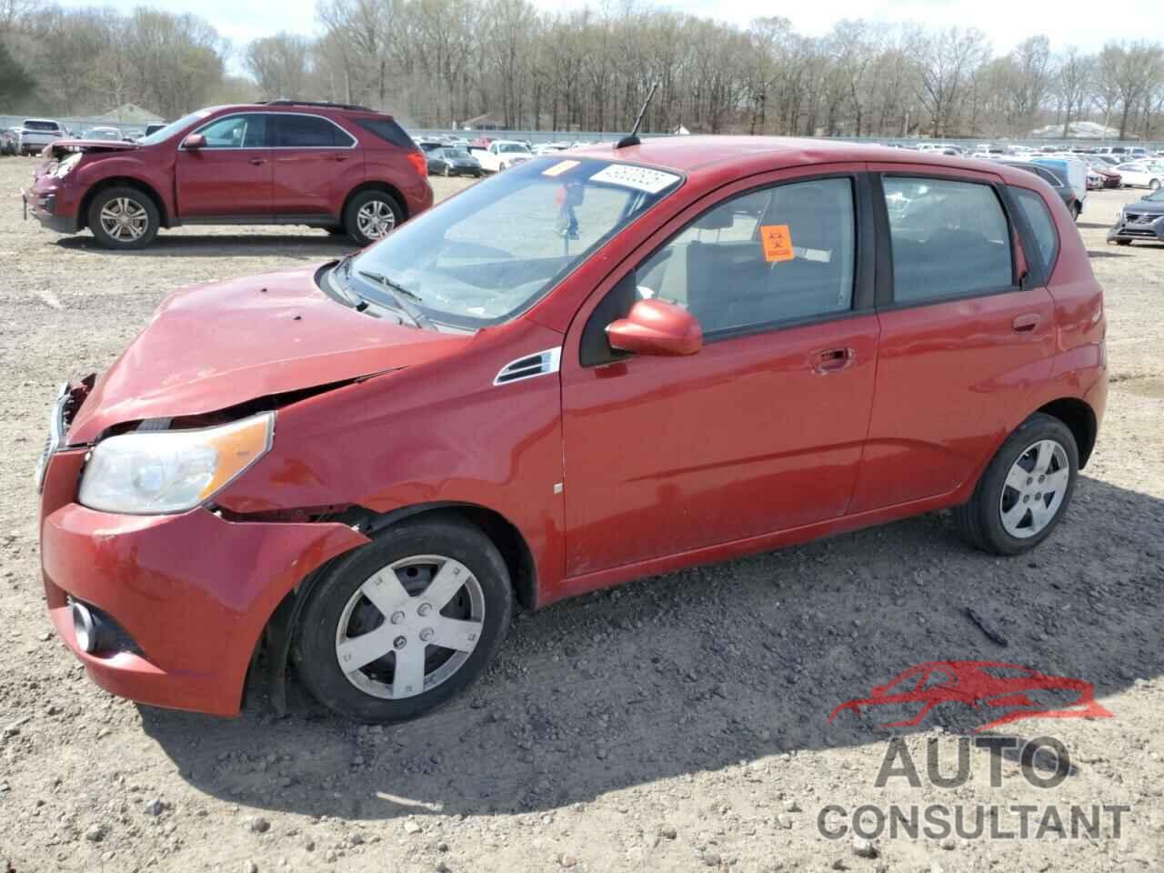 CHEVROLET AVEO 2009 - KL1TD66EX9B301097