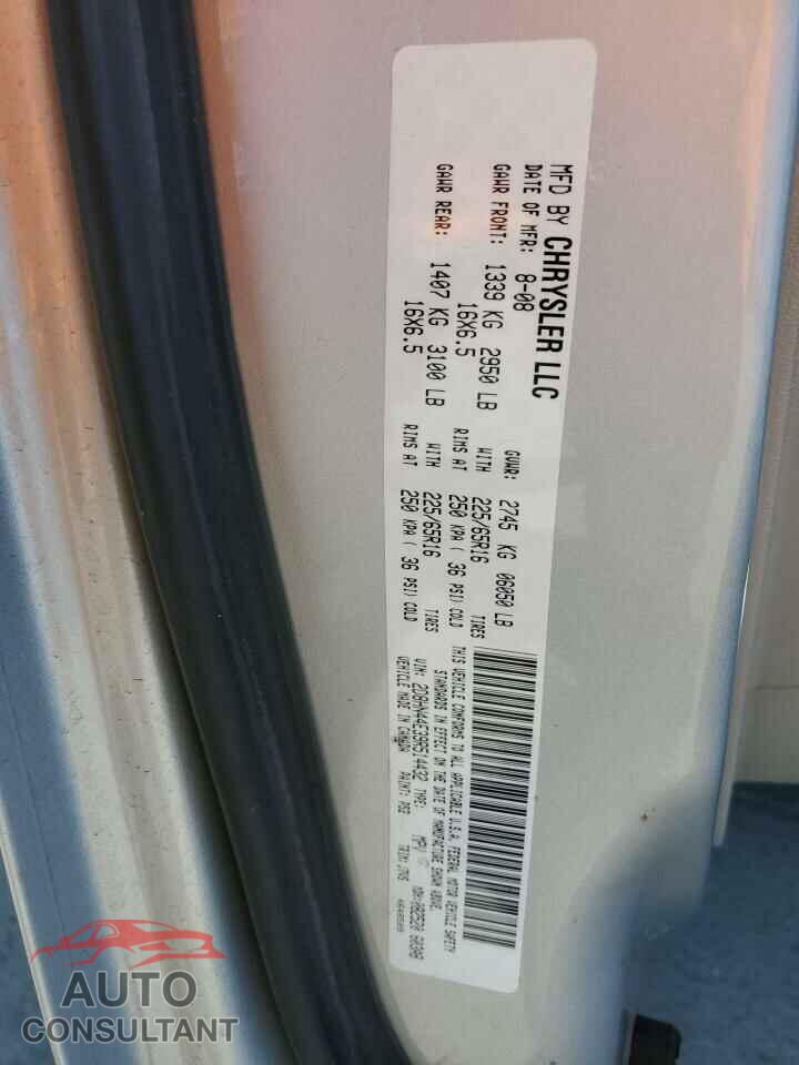 DODGE CARAVAN 2009 - 2D8HN44E39R514432