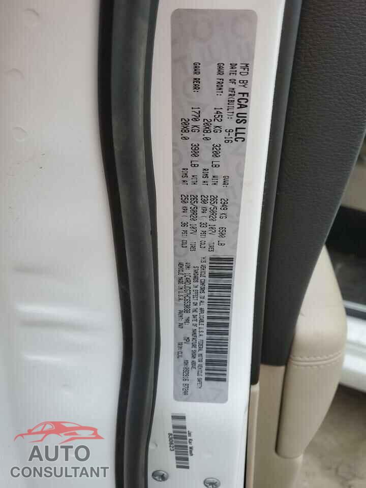 DODGE DURANGO 2017 - 1C4RDJDG7HC653038