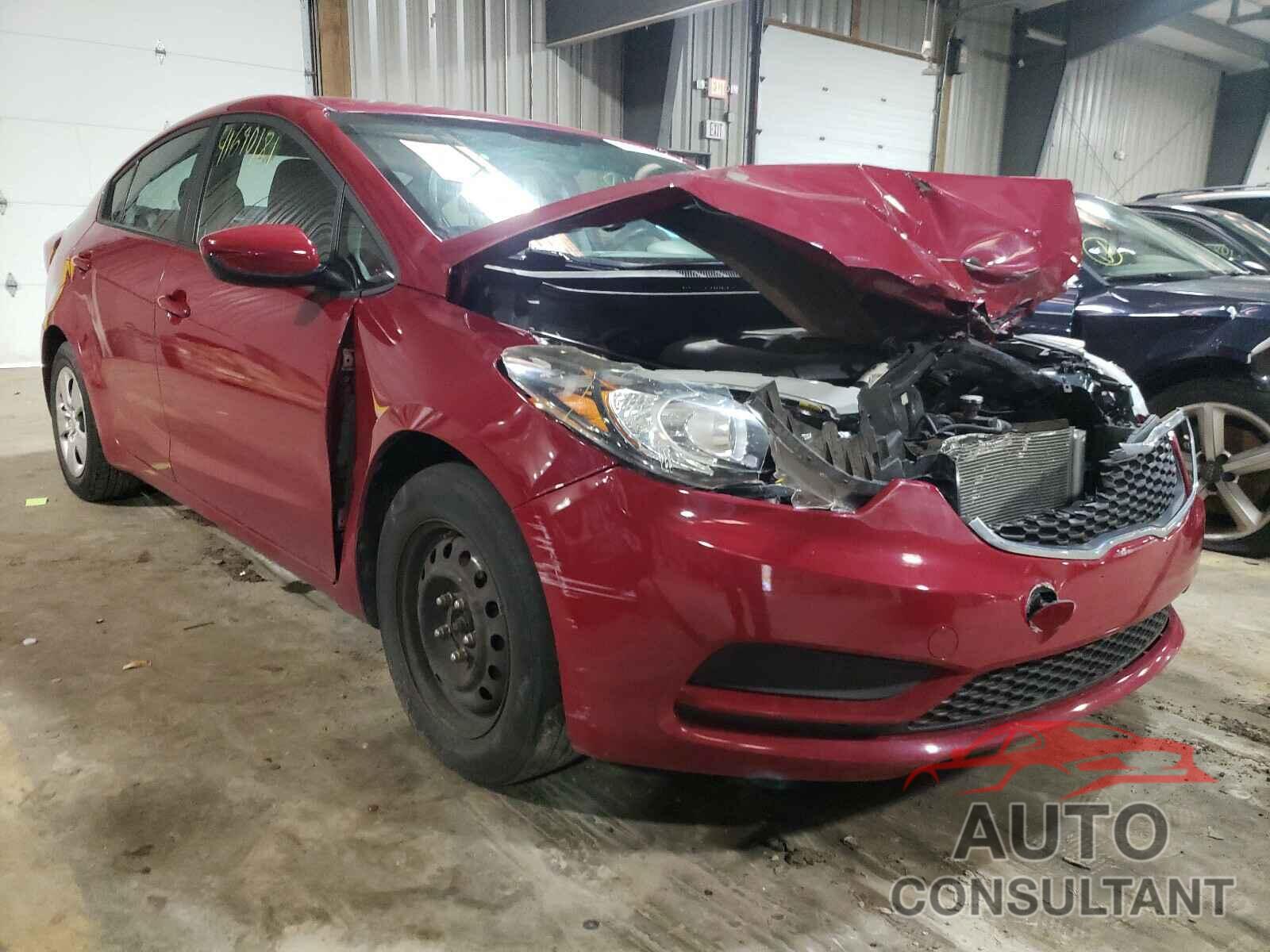 KIA FORTE 2016 - KNAFK4A65G5558872