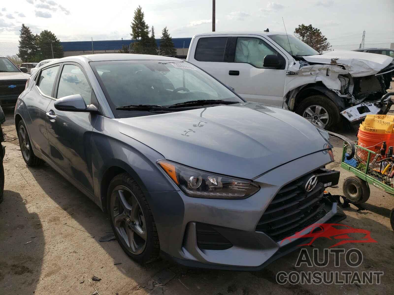 HYUNDAI VELOSTER 2019 - KMHTG6AFXKU017166